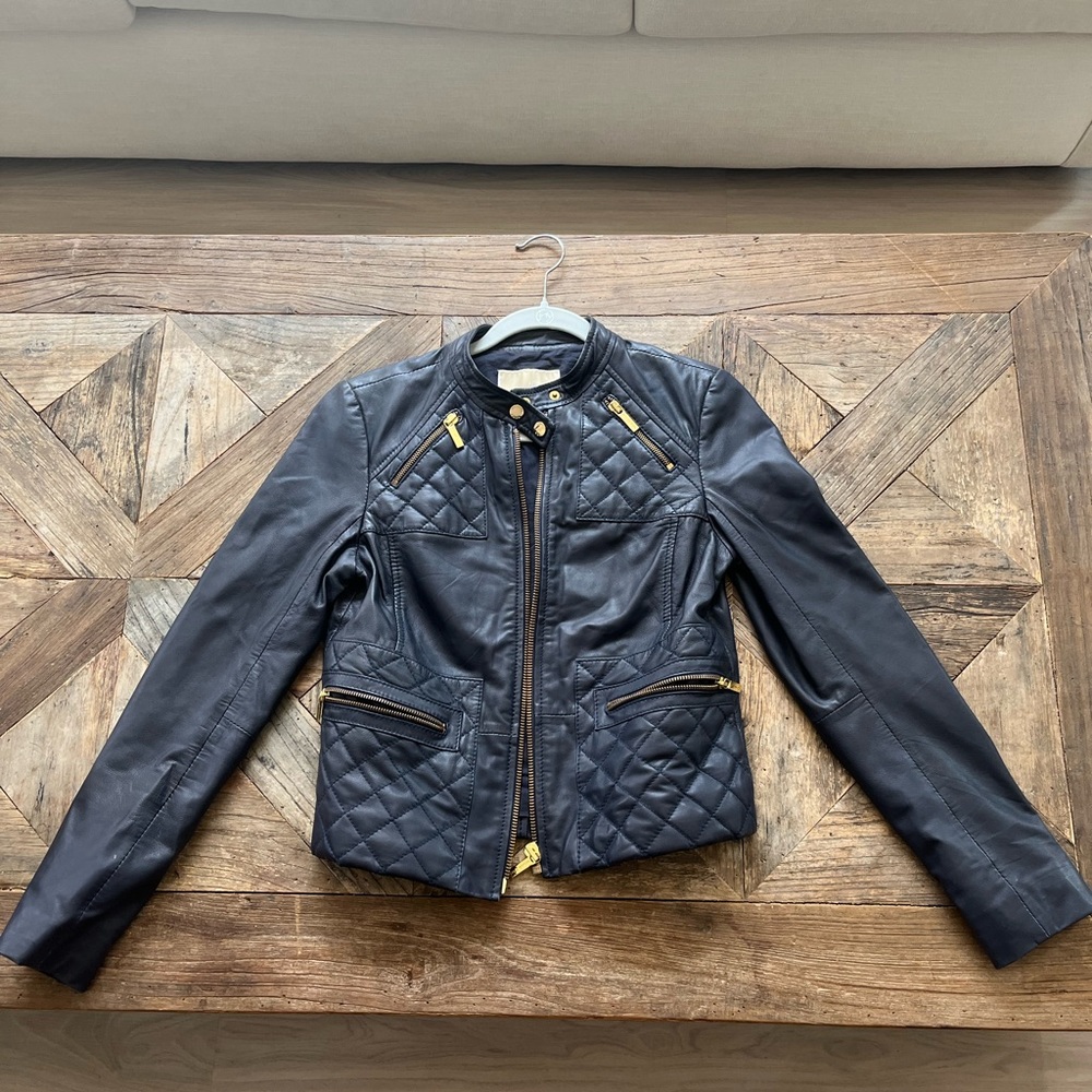 Leather jacket by Michael Kors